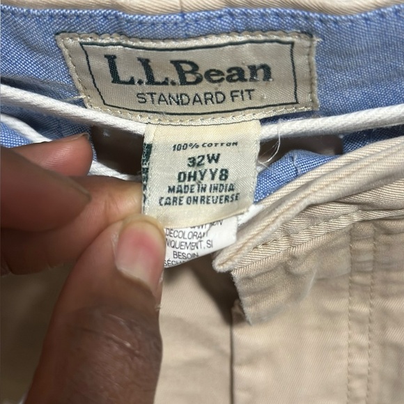 L.L. Bean Men's Tan Shorts Size 32W - Picture 3 of 13